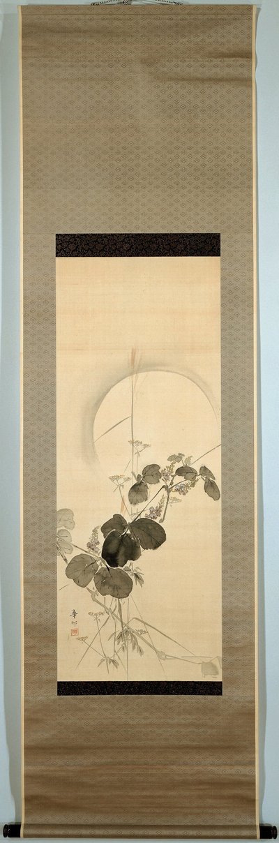 満月の秋の草 作： Suzuki Kason