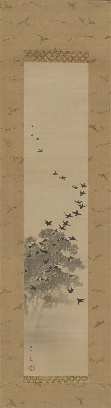 黒い鳥 作： Suzuki Kiitsu