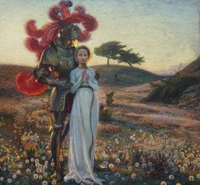 騎士と乙女 作： Sven Richard Bergh