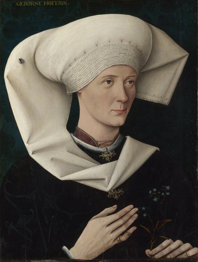 ホーファー家の女性の肖像、1470年頃 作： Swabian master