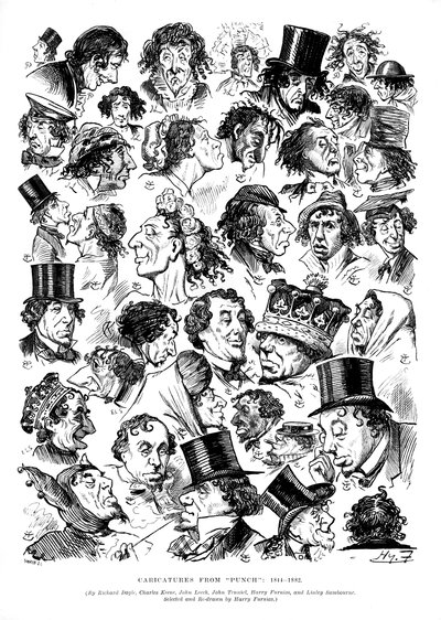 パンチ、1844-1882年の風刺画。 作： Swain