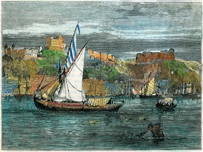 ポルト、ポルトガル、c1880のビュー 作： Swain