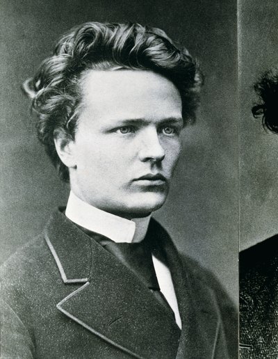 アウグスト・ストリンドベリ（モノクロ写真 作： Swedish Photographer