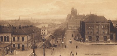 マルメ：港からのパーティー（モノクロ写真） 作： スウェーデンの写真家