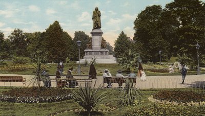 ストックホルム: Parti Fran Linneparken (カラー写真) 作： Swedish Photographer