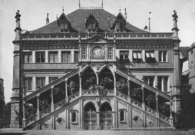 ベルン、市庁舎（モノクロ写真 作： Swiss Photographer
