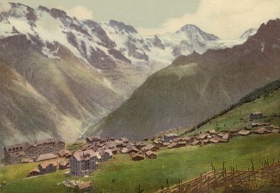 ベルナー オーバーラント: ミューレン、全景 (カラー写真) 作： Swiss Photographer
