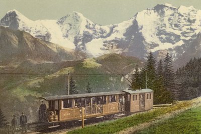 Berner Oberland: Murrenbahn (カラー写真) 作： Swiss Photographer