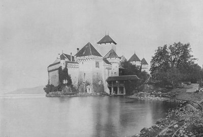 シャトー・ドゥ・シヨン（モノクロ写真 作： Swiss Photographer