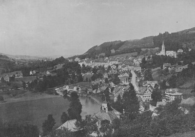 リヒテンシュタイク、トジャンブール、サン・ガル州（モノクロ写真 作： Swiss Photographer