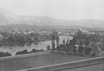 ソロトゥルン、全景（モノクロ写真 作： Swiss Photographer