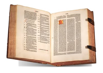 De civitate Dei、Thomas Waleys（d。before1349）とNicolaus Trivet（1258？-1328）による解説付き、Augustine of Hippoによる1489（vellum）の印刷 作： Swiss School