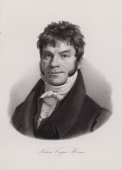 ヨハン・カスパー・ホーナー（スイスの物理学者、数学者、天文学者）（彫刻作品 作： Swiss School
