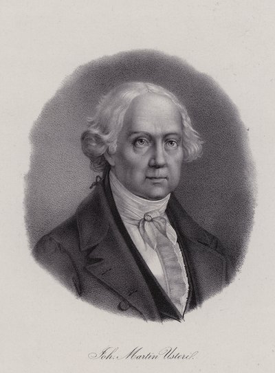 Johann Martin Usteri（スイスの詩人）（彫刻 作： Swiss School