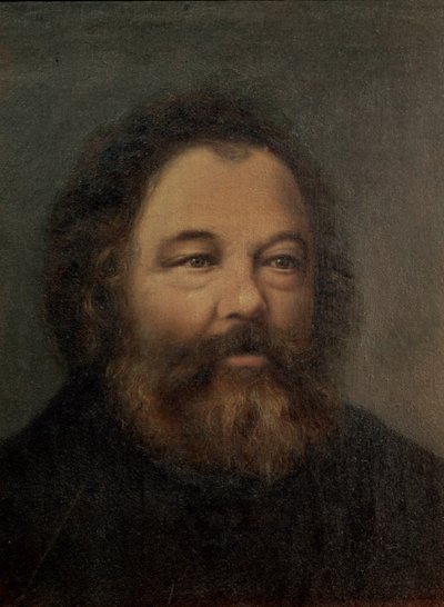 ミハイル・アレクサンドロビッチ・バクニンの肖像（1814-1876）c.1865 作： Swiss School