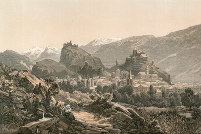 ヴァリス州の町、シオン 作： Swiss School