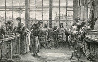 ラショードフォンでの時計工房 作： Swiss School