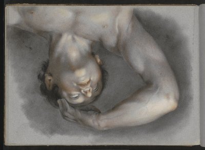 上向きの裸の男 作： Sybrand Altmann