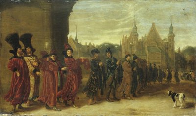 1630年1631年11月4日、ハーグのマスコヴィ皇帝の大使 作： Sybrandt van Beest