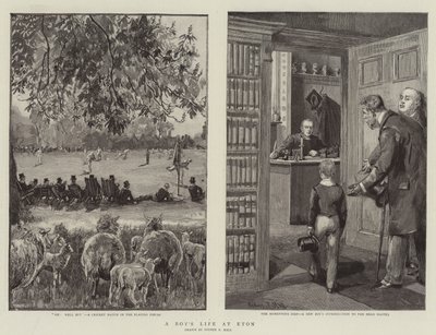 イートンでの少年の生活 作： Sydney Prior Hall