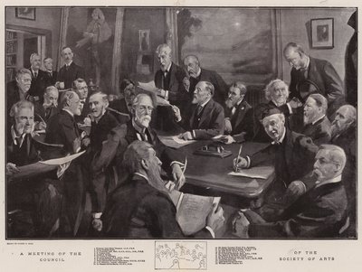 芸術学会の会議 作： Sydney Prior Hall