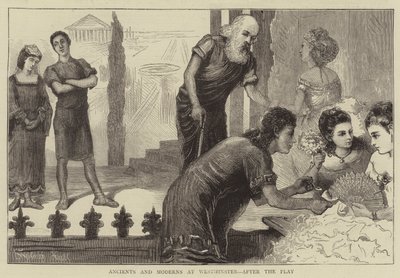 プレイ後のウェストミンスターの古代人と現代人 作： Sydney Prior Hall