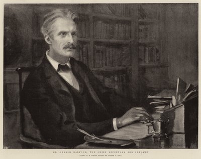 アイルランド首相ジェラルド・バルフォー氏 作： Sydney Prior Hall