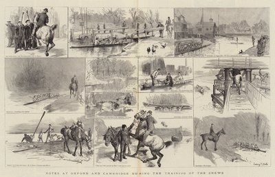 クルーの訓練中のオックスフォードとケンブリッジでのメモ 作： Sydney Prior Hall
