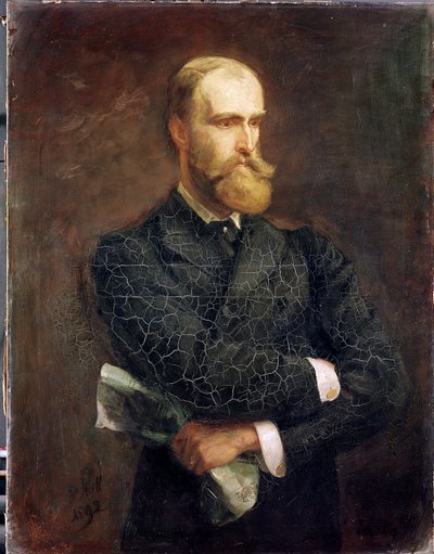 チャールズ・スチュワート・パーネルの肖像（1846-91）1892 作： Sydney Prior Hall