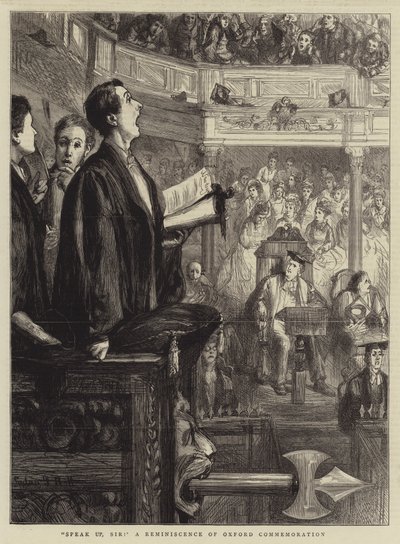 発言、サー！オックスフォード記念の回想 作： Sydney Prior Hall