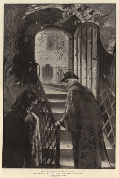 ハワーデンでの日曜日の朝 作： Sydney Prior Hall
