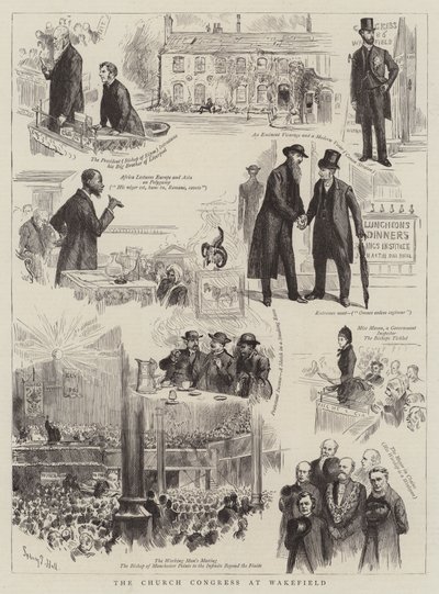 ウェークフィールドでの教会議会 作： Sydney Prior Hall