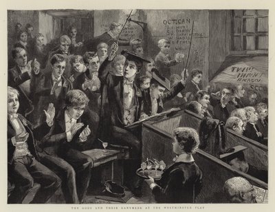 ウェストミンスタープレイでの神々と彼らのガニメデ 作： Sydney Prior Hall