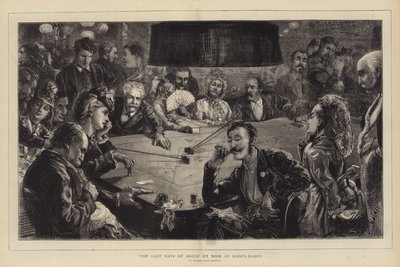 バーデンバーデンでのルージュとノワールの最後の日々 作： Sydney Prior Hall