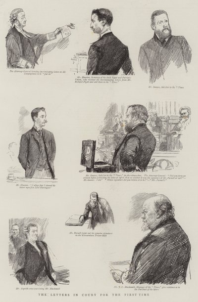 初めての法廷での手紙 作： Sydney Prior Hall