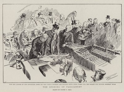 議会開会 作： Sydney Prior Hall