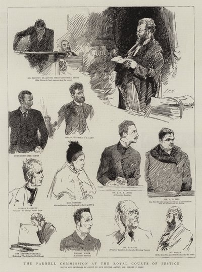 王立裁判所のパーネル委員会 作： Sydney Prior Hall