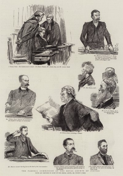 王立裁判所のパーネル委員会 作： Sydney Prior Hall