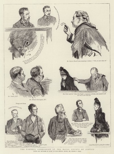 王立裁判所のパーネル委員会 作： Sydney Prior Hall
