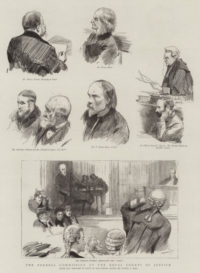 王立裁判所のパーネル委員会 作： Sydney Prior Hall