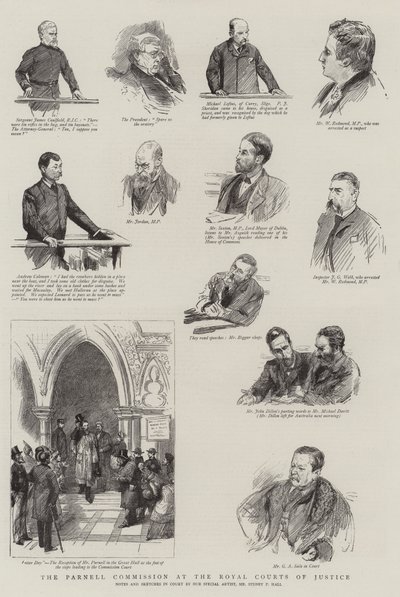 王立裁判所のパーネル委員会 作： Sydney Prior Hall