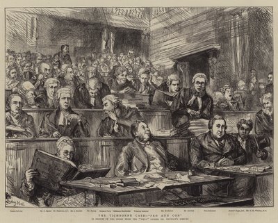 ティクボーン事件、賛否両論 作： Sydney Prior Hall