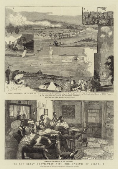 Lorne、IIの侯爵との偉大な北西部へ 作： Sydney Prior Hall