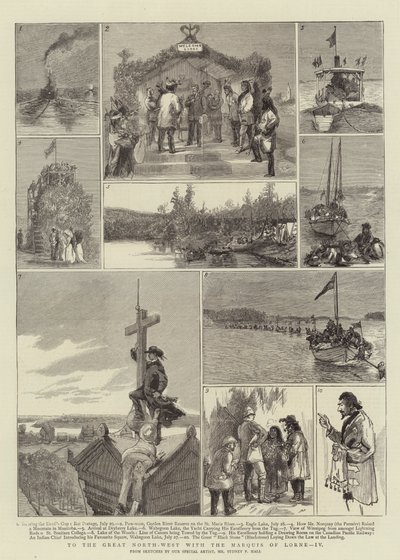 Lorne IVの侯爵との偉大な北西部へ 作： Sydney Prior Hall