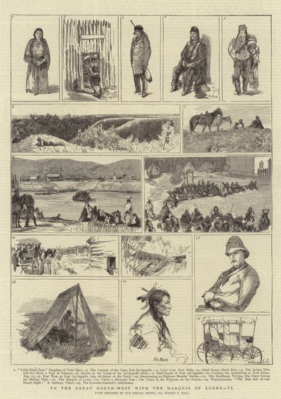 ローン、VIの侯爵と偉大な北西部へ 作： Sydney Prior Hall