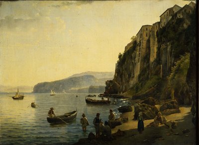 ソレントの小さな港、1826 年。 作： Sylvester Feodosiyevich Shchedrin