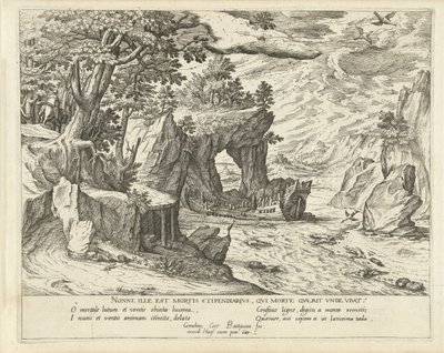 難破船 寓意的な風景（シリーズタイトル） 作： Symon Novelanus (attributed to)