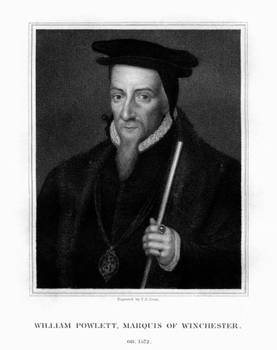 ウィリアムポーレット、第1侯爵夫人ウィンチェスター、イギリスの政治家、1828年。 作： T. A. Dean