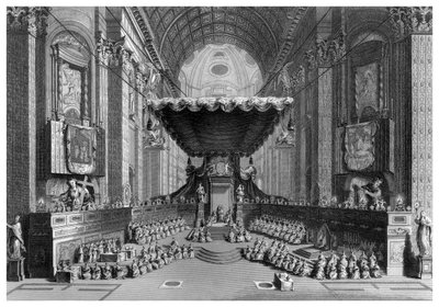 聖ペテロ教会、ローマの聖人の聖典。 作： T. Brown