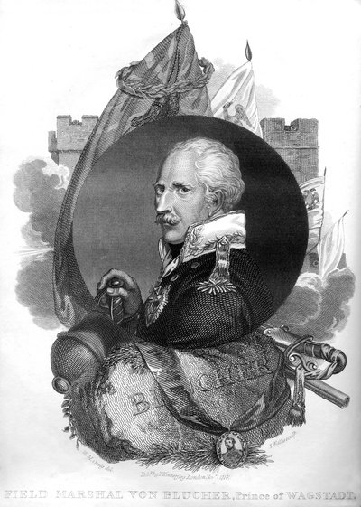 1816年、プリンスオブヴァクシュタットのフィールドブルーザー元帥。 作： T. Wallis